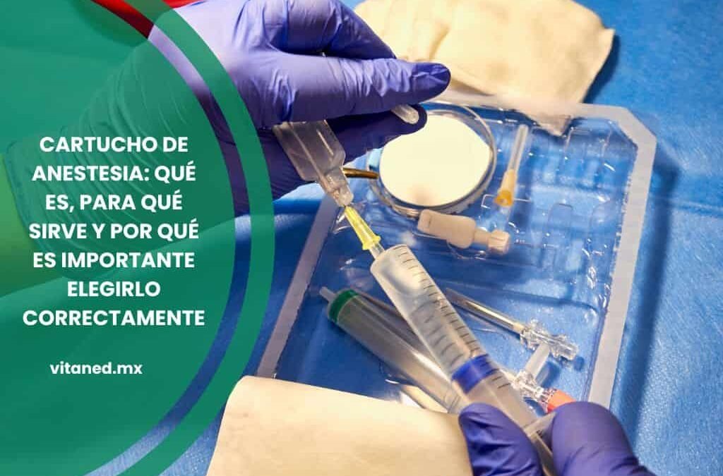 cartucho de anestesia